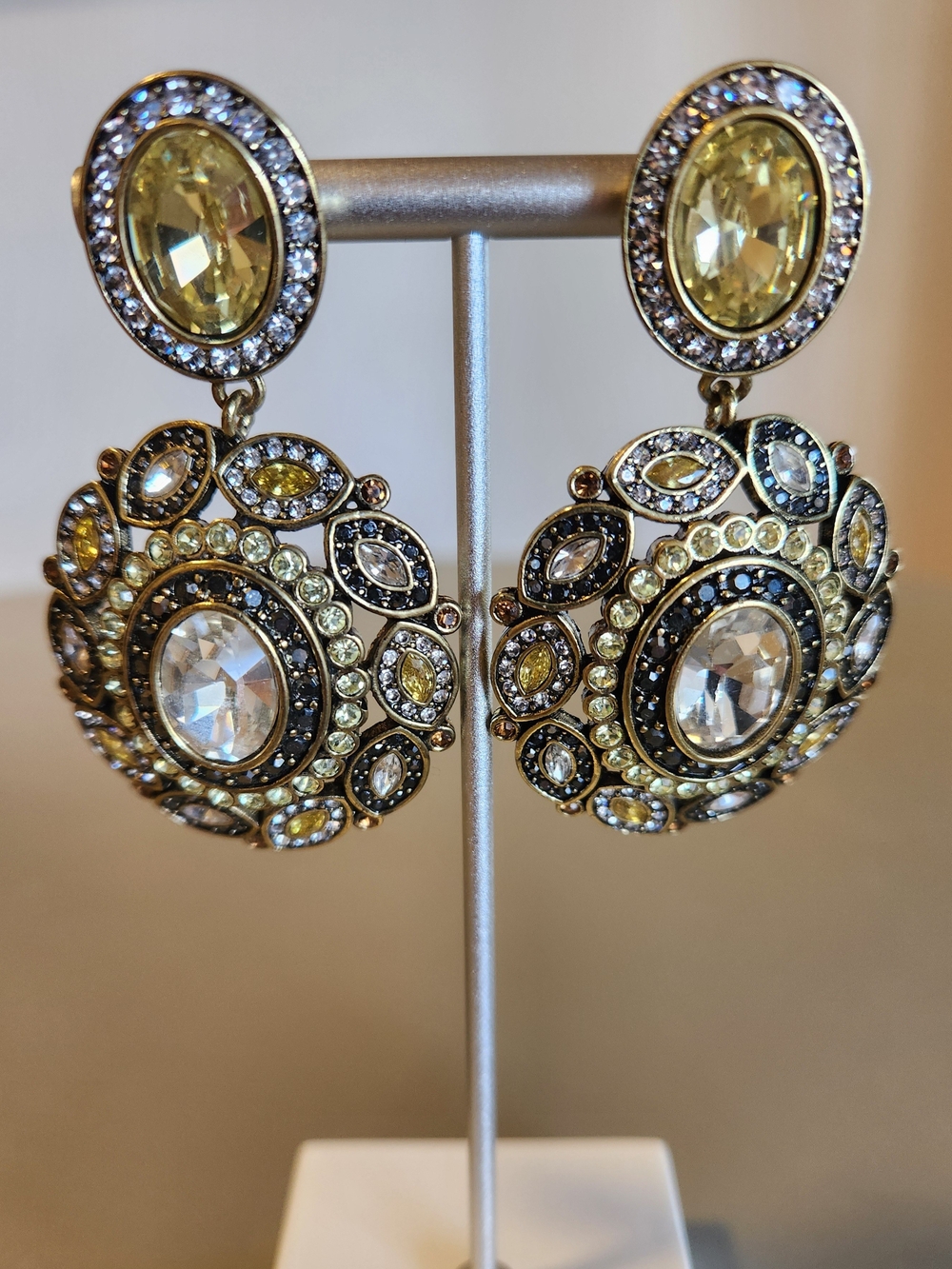 Heidi Daus "Enchante" Dangle Earrings